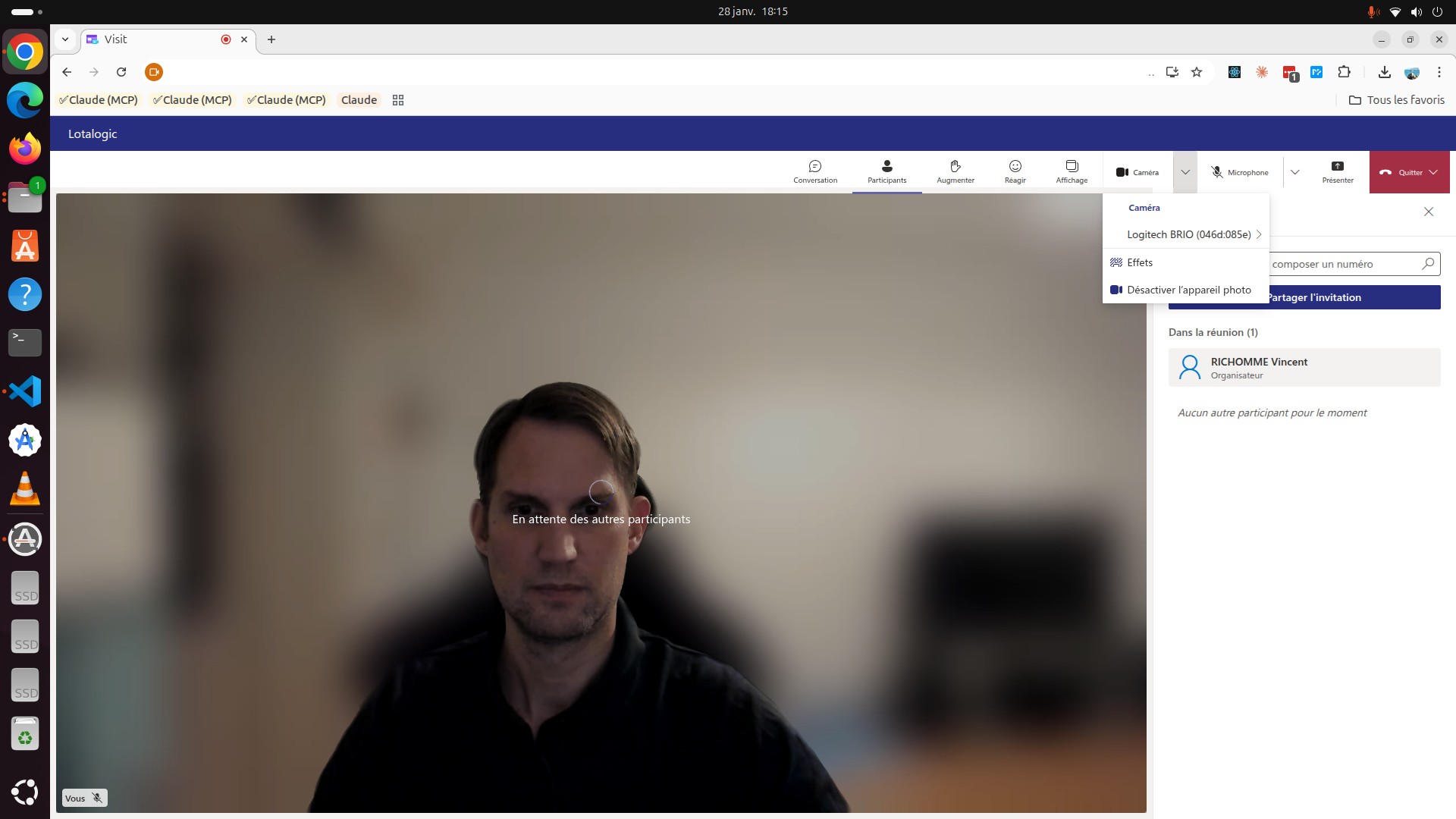 Visio basé sur Azure Communication Services (ACS) screenshot 4